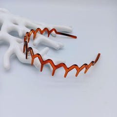 Plastic Comb Tooth Hair Band Wide Wavy Hoop Hairband Hair Accessories