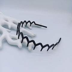 Plastic Comb Tooth Hair Band Wide Wavy Hoop Hairband Hair Accessories