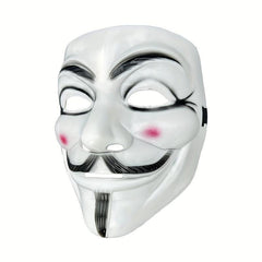 Men's Halloween Masquerade Plastic Mask for Party