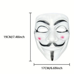 Men's Halloween Masquerade Plastic Mask for Party