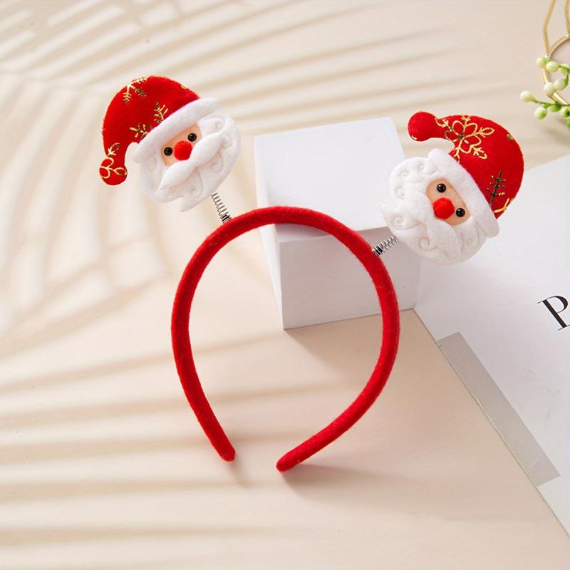 Christmas Style Hair Bands - 4 Styles - Holiday Party Decors