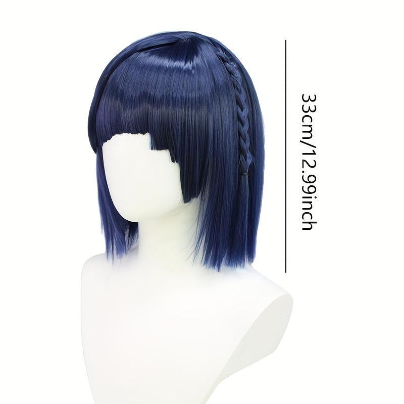 Anime Cosplay Wig Gradient Hair Heat Resistant Synthetic Short Wigs