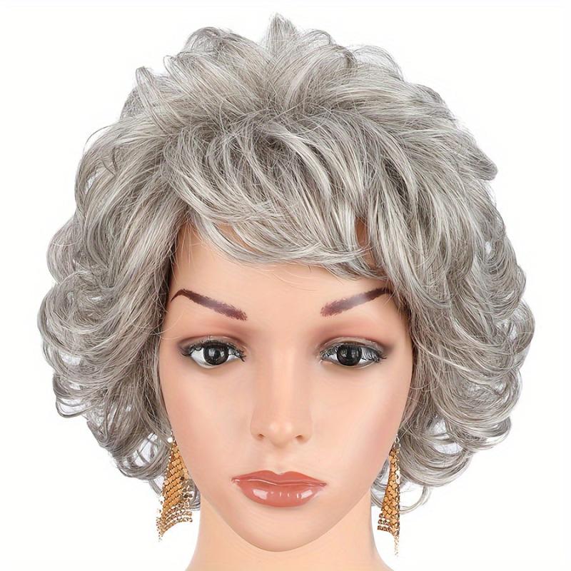 Short Curly Wig for Women Daily Party Cosplay Props