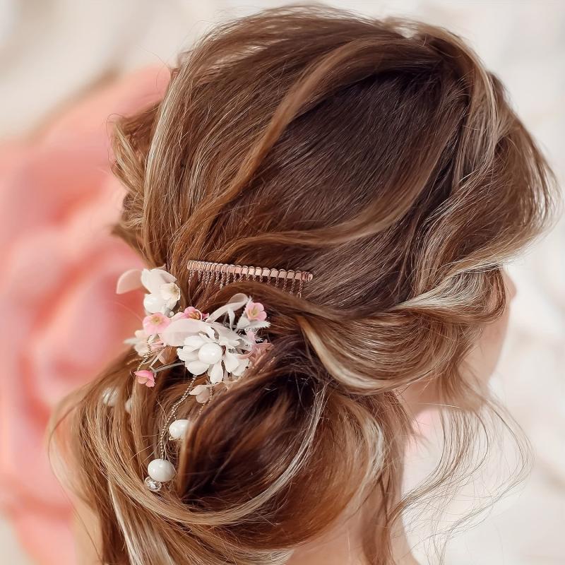 Wedding Veil Hair Comb Metal Twist Wire Classic Styling