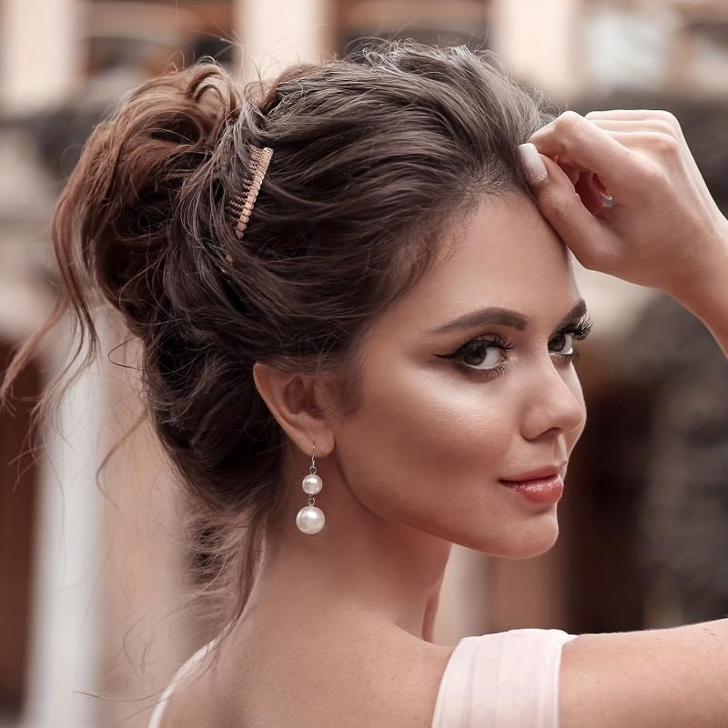 Wedding Veil Hair Comb Metal Twist Wire Classic Styling