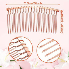 Wedding Veil Hair Comb Metal Twist Wire Classic Styling