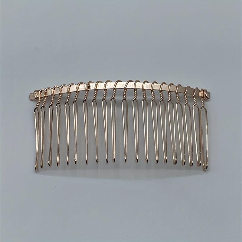 Wedding Veil Hair Comb Metal Twist Wire Classic Styling