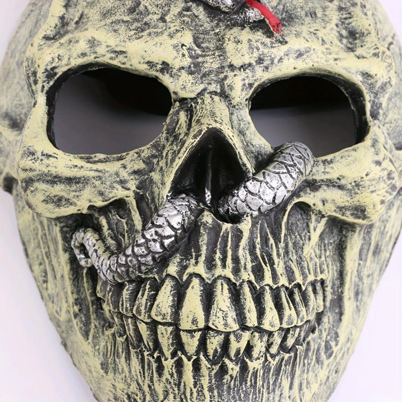 Halloween Scary Mask Ghost & Snake Latex Mask Cosplay Stage Performance