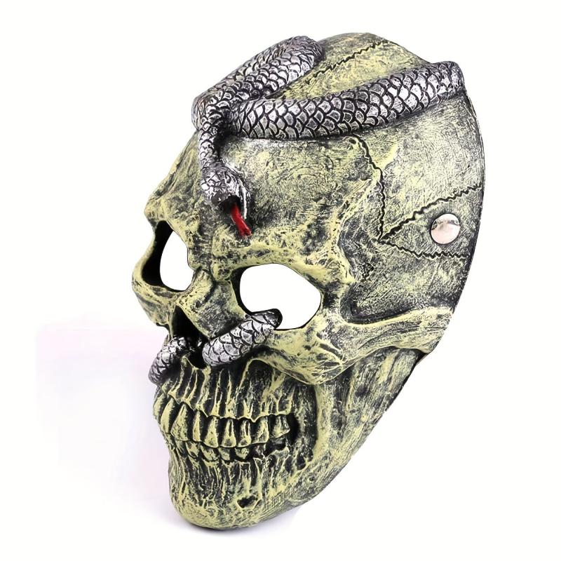 Halloween Scary Mask Ghost & Snake Latex Mask Cosplay Stage Performance