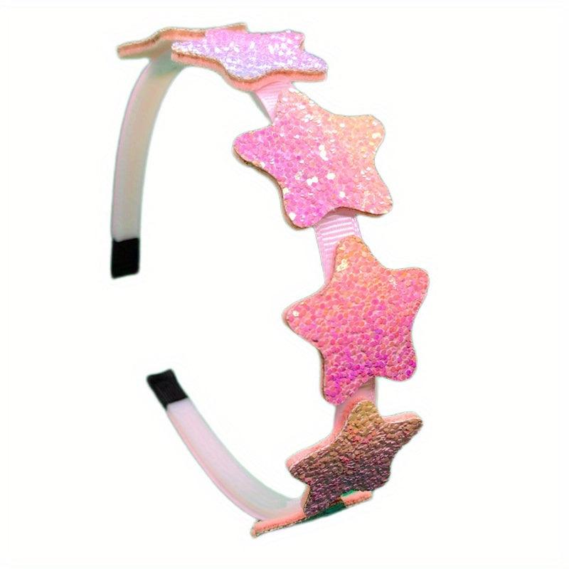 Colorful Glitter Headbands Hair Hoops for Women Girls