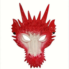 Men's Full Face Dragon Mask Halloween Cosplay Masquerade Props