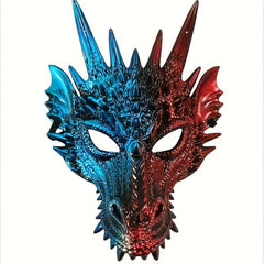 Men's Full Face Dragon Mask Halloween Cosplay Masquerade Props