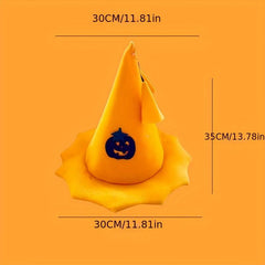 Halloween Pumpkin Witch Hat Decoration Headdress