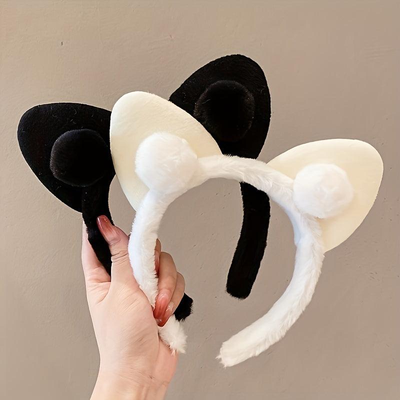 Fuzzy Cat Ears Headband Hair Accessories