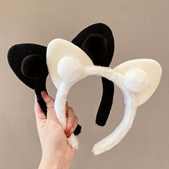 Fuzzy Cat Ears Headband Hair Accessories