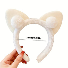Fuzzy Cat Ears Headband Hair Accessories