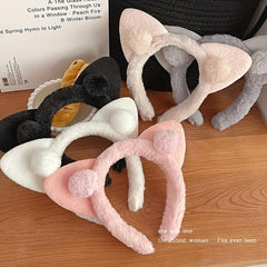 Fuzzy Cat Ears Headband Hair Accessories