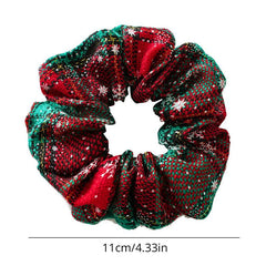 Christmas Plaid Wide Hair Tie Elastic Hair Band Hair Accessories
