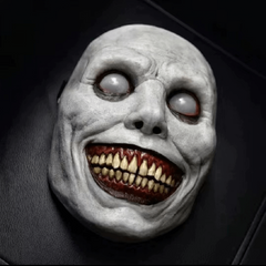 Men's Halloween Mask COS Exorcist Horror Smile Eyes Demon Mask