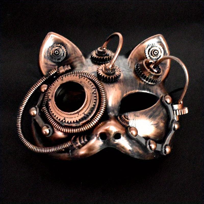 Punk Style Halloween Mask Cosplay Robot Costume Props