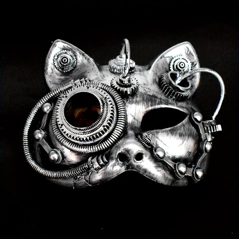 Punk Style Halloween Mask Cosplay Robot Costume Props