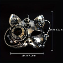Punk Style Halloween Mask Cosplay Robot Costume Props
