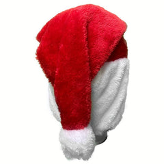 Santa Hat & Mask Plush Helmet Christmas Costumes Party Cosplay Decor