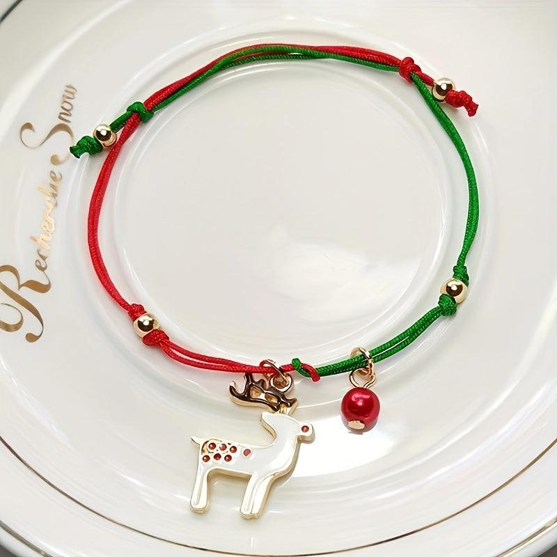 1pc Christmas Bracelet Adjustable Charms Bracelet