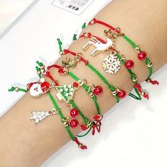 1pc Christmas Bracelet Adjustable Charms Bracelet