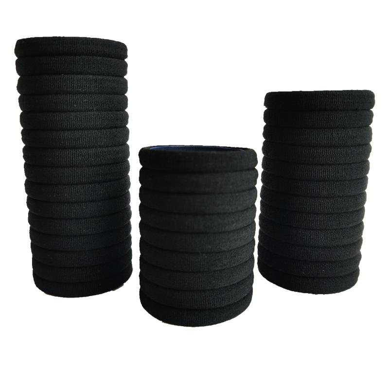 30pcs Women's High Elastic Hair Ties Hair Bands Seamless Hair Accessories