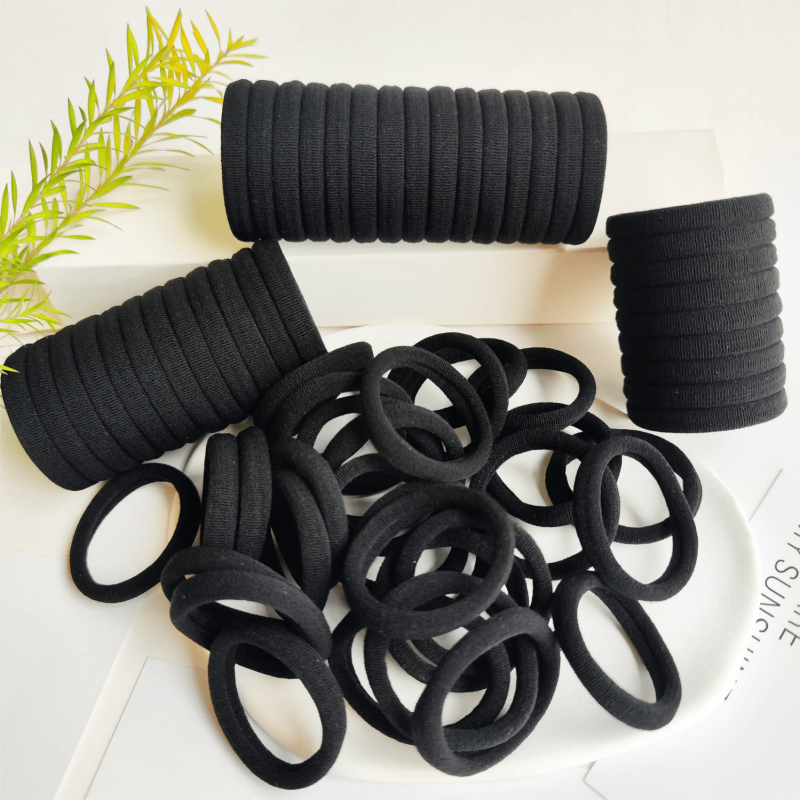 30pcs Women's High Elastic Hair Ties Hair Bands Seamless Hair Accessories