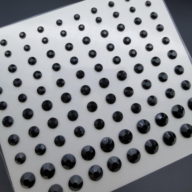 Eye Makeup Sticker Rhinestone Faux Pearl Sticker Eyebrow Face Decoration