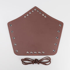 Retro Viking Wide Leather Men's Wristband for Cosplay