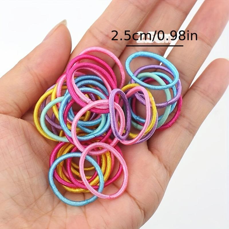 Colorful Hair Elastic Bands for Girls, 160-300 pcs