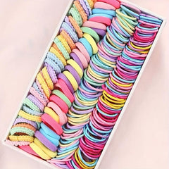 Colorful Hair Elastic Bands for Girls, 160-300 pcs