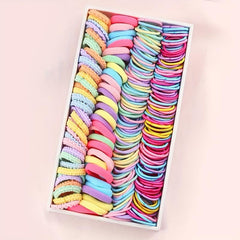 Colorful Hair Elastic Bands for Girls, 160-300 pcs