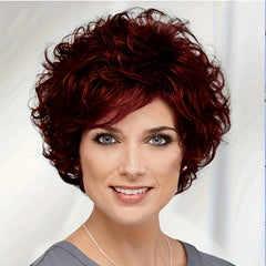 Short Wavy Layered Synthetic Wig