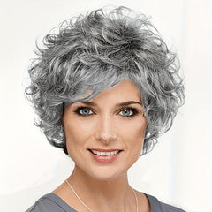 Short Wavy Layered Synthetic Wig