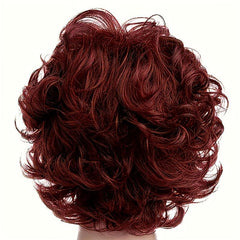 Short Wavy Layered Synthetic Wig