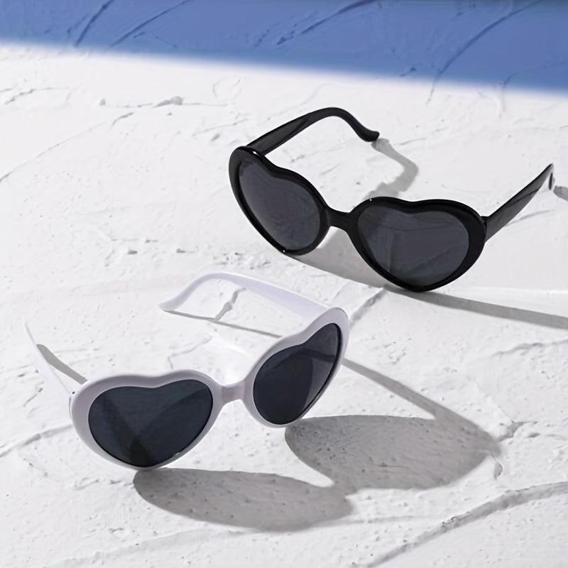 Men's Heart Shaped UV Protection Sunglasses for Outdoor Holiday