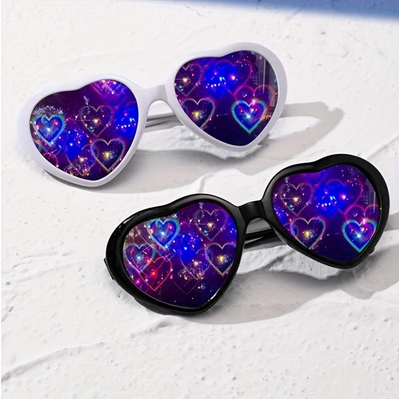 Men's Heart Shaped UV Protection Sunglasses for Outdoor Holiday