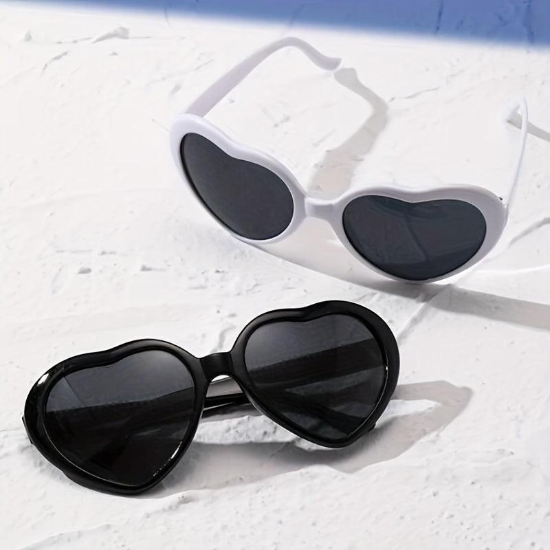 Men's Heart Shaped UV Protection Sunglasses for Outdoor Holiday