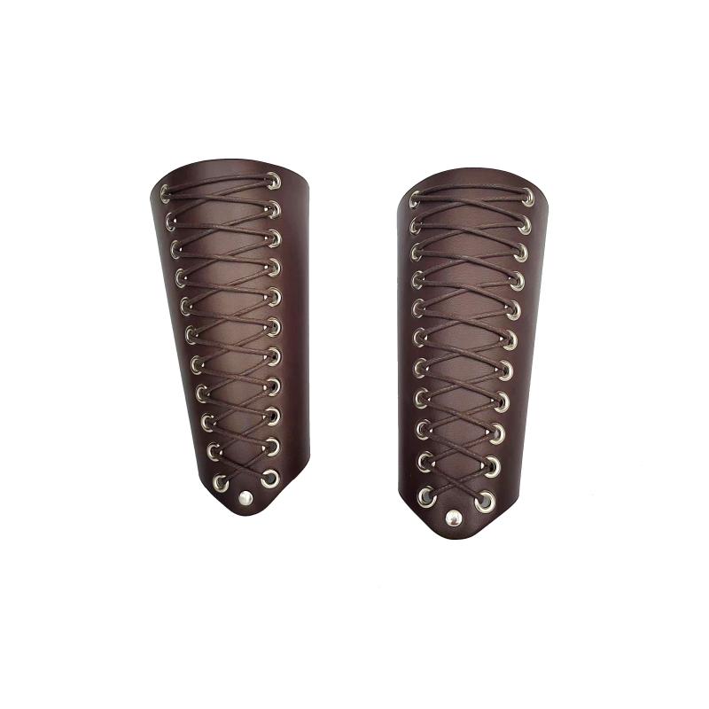 Punk Style PU Leather Wristbands Medieval Armbands Cuffs