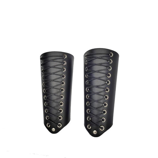 Punk Style PU Leather Wristbands Medieval Armbands Cuffs