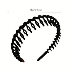 6pcs Flocked Head Hoops Hair Accessories for Women