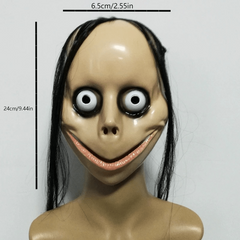 Men's Halloween Horror Full Face Mask Room Escape Haunted House Props