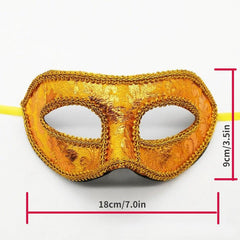4pcs Halloween Lace Mask Makeup Accessories Party Decors Costume Props