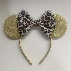 Leopard Print Butterfly Hair Band Sweet Headwear Hair Accessories