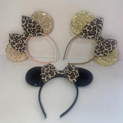 Leopard Print Butterfly Hair Band Sweet Headwear Hair Accessories
