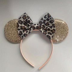 Leopard Print Butterfly Hair Band Sweet Headwear Hair Accessories